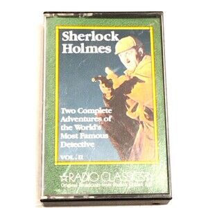 Sherlock Holmes Vol. 2 Audiobook Cassette Tape Vintage Mystery Drama